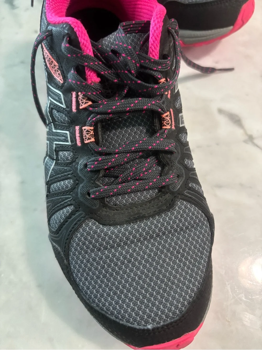 Asics Women’s Gray and Hot Pink GEL Running Sneakers